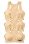 Girl's Bustier 3-Piece Thick Straps, Sports Cut, Padded (96% Cotton - 4% Elastane)