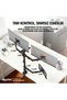 Ef75 Steel Design 2-8 Kg Triple Arm Lift 13"-27" Monitor & 10-17" Laptop Stand - 7