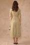 Button Closure Polka Dot Patterned Cotton Dress Çağla 9466-E - 6