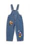 Children's Jeans Salopet Loose Cut Denim 3-6 Years Old 2 Pieces - 4