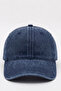 Unisex Dark Navy Washed Denim Outdoor Baseball Cap |   Adjustable Sports Cap