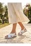 Inner Outer Genuine Leather Filling Sole Women's Sandals Mother Shoes - 2