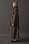 Scarf Coat Brown - 2
