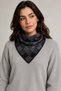 Checkered Patterned Knitwear Scarf - 2