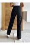 Anna Black Super High Waist Jeans Lycra Loose Leg Jeans Black Wide Leg - 3