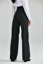Lavin Colorfast Black Extra High Waist Power Lycra Palazzo Loose Jean Trousers - 3