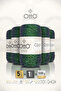 Coco • Green Blue • 5-Pack × 100 Gr / 125 m • 2 mm • Glitter, Cotton Thread • Bag, Accessories