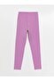 Basic Girls' Leggings with Elastic Waist (S4) - 5