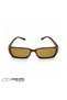 Women's Brown Patterned Bone Polarized Retro Sunglasses CS016 C20 - 3
