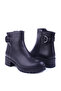 2685-1 Thermo Sole 4.5 cm Heel Genuine Leather Women's Boots - 3