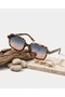 نظارات شمسية مربعة الشكل من Miux Leopard ذات لونين وإطار رفيع أنيق للجنسين موديل Uv400 للحماية من الأشعة فوق البنفسجية - 2