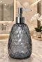 Damla Glass Liquid Soap Dispenser - Smoked •• Countertop Sink Dishwashing Detergent Dispenser for Bathroom & Kitchen Glass Soap Dispenser Liquid Soap Dispenser Soap Pump Kitchen Liquid Soap Dispenser Glass Detergent Dispenser Decorative Soap Dispenser