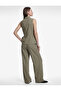Comfortable Fit Lace-Up High Waist Wide Leg Pants with Pockets - 4