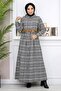 Button Detailed Dress Black 19166 - 4