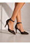 Women's Ankle Buckle Pointed Toe Thin Heel Evening Dress Stiletto Shoes - 4
