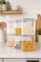 6-Piece Pulses Set with Vacuum Lid Labeled Food Storage Container Food Set 2200 ml