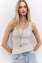Ribbed Textured Flexible Basic Undershirt - 4