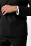 Black Slim Pointed Collar Side Pocket 6 Drop Suit - 4