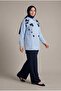 طقم كتان مطرز بالأحجار - 2