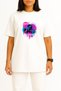 Oversized This Is My Therapy Dumbell Fitness Gym Chest Printed Unisex T-Shirt - 2