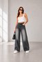 Women's High Waist Loose Wide Leg Casual Jean Denim Pants Comfortable Fit