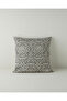 Mirena Throw Pillow Cover 45X45 cm Black - White - 2
