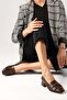 Brenda Brown Blunt Toe Short Heeled Women's Shoes - 5