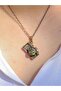 Natural Stone Labradorite Natural Stone Camera Model Antique Women's Necklace Euk42Lbt - 2