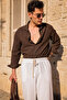 Zelar American Cotton Brown Men's Shirt - 3