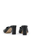 , Women's Heeled Slippers 161996Z326 Black - 7