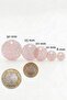 Set of 3, 10 Grams, 30mm Decorative Sequins, Bag Sequins, Sequin Flakes, Supla Sequins, Handkerchief Sequins, Embroidery Sequins, Green Sequins, Silver Shiny Sequins, Pink Sequins - 5