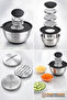 Multi-Purpose Grater Stainless Steel Mixing Bowl - Splash-Proof Mixer Cover and Storage Bowl 4.5L 723130 - 6