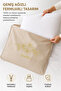 2-Piece Pillow Storage Bag 70X50 cm Beige |   Zippered Pillow Storage and Organizing Case - 2