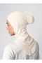 Cross Hijab Neck Collar Bonnet - Cream - (St232), (Id 3423205) - 3
