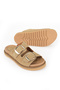 , Women Genuine Leather Slipper 1611050Z8526 Beige - 6