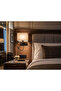 Hotel Type Bedside Sconce with LED Reading Lamp and Lampshade