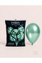 Chrome 11" Balloon Hbk Green (Green) 50's