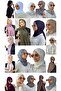20 Pieces of Pashmina Viscose Fabric, 125 Grams Each
