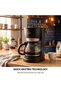 Coffee Maker 1.2L – 12 Cup Drip Coffee Machine with Glass Carafe, Washable Filter, Quick Heating & One-Touch Operation, 830W Coffee Brewer for Home & Office KCM171 - 4