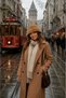 Hat Winter Beanie Women Brown Caramel Color Bucket Plush New Year's Day Chrismast - 2