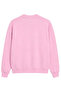 Unisex Oversize Sweatshirt Cherries Printed Pink – Crew Neck, 3 Thread Ribs - 5