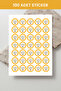 100Pcs Thank You Stickers Packaging Shipping Sticker Pyt0Kstk144