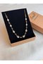 316L Steel Gold Red and White Zircon Stone Vip Station Pendant Antiallergic Non Tarnish Women Necklace - 2