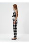 Kadın Siyah Oversize Pantolon - 4