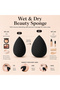 32Pcs All In One Black Makeup Kit, Makeup Brushes, Beauty Sponges, Powder Puffs, Bow Headband, Silicone Cleaner & Eyelash Curler - 3