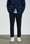 Lufian 112190329 Simon Smart Men's Chino Pants Slim Fit Men's Trousers Dark Blue