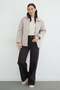 Water Wave Patterned Oversized Buttoned Coat - 2