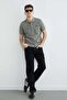 Lion Embroidered Polo Collar T-Shirt - 2