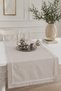 Buldan Handmade Linen Colored Ribbed Runner
