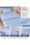 Bedding Set Animal Themed, Zippered, 60% Cotton 40% Polyamide 80X120 Children's & Duvet Cover; Sheet; Pillow Set